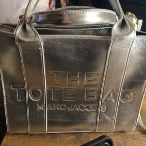 Marc Jacobs Metallic Silver Tote